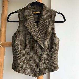 RL Rugby Equestrian Wool Waistcoat